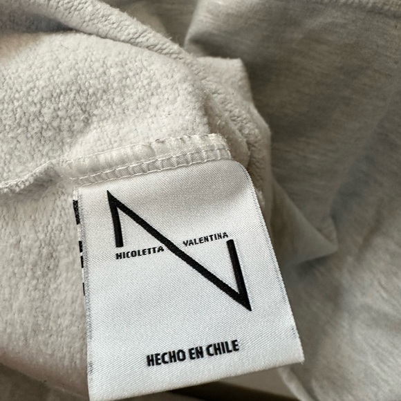 Nicoletta Valentina Grey Crewneck Sweatshirt - Picture 7 of 8